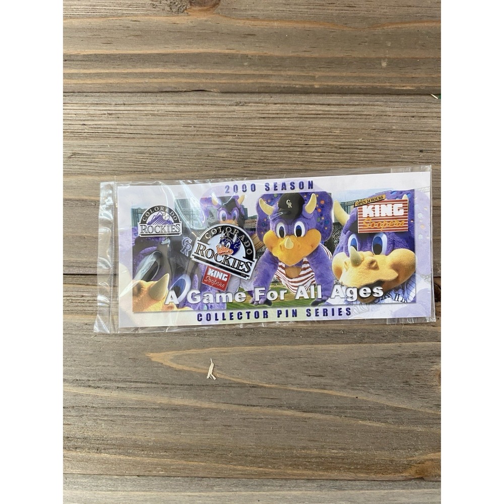 2000 Season Colorado Rockies A Game For All Ages Collector Pin Series In Case